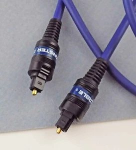 Monster Interlink Lightspeed 100 Fiber Optic Cable -1M or 2M High Transmissivity - Picture 1 of 10