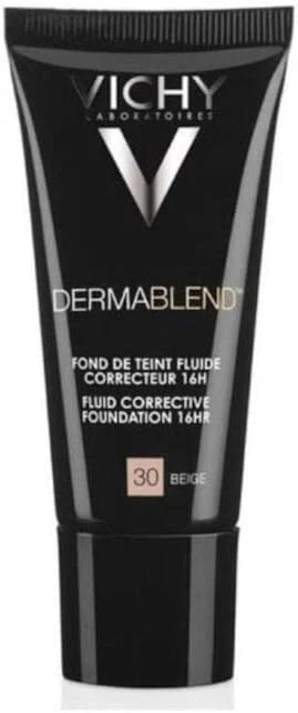 VICHY Dermablend Fluid Corrective Foundation 30 Beige (SPF 28) - 30ml - Image 1 of 1