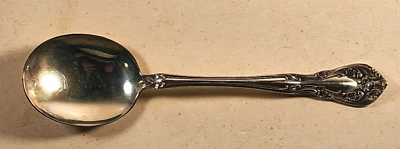 ALVIN CHATEAU ROSE STERLING SILVER CREAM SOUP SPOON - Image 1 of 4