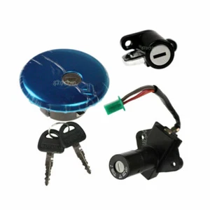 Ignition Switch Gas Cap Cover Seat Lock Key Set Fit For Suzuki GS1100 GS750 1980 - Picture 1 of 8