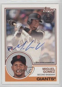 2018 Topps 1983 Topps Design Auto Miguel Gomez #83A-MO.2 Rookie Auto RC