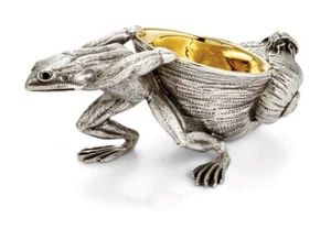 Silver Plated FROG & SNAIL SALT