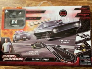 Fast & Furious Slot Car Racing Track Electric Police Car & Dodge Speed Chase - Picture 1 of 6