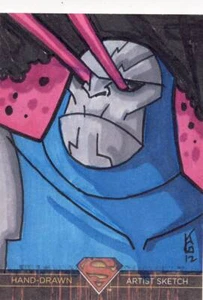 2013 DC Superman The Legend Sketch Card Unknown Darkseid - Photo 1/1