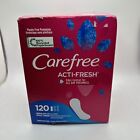 Carefree Acti-Fresh Panty Liners, Soft Flexible Feminine Care Protection, 120 ct