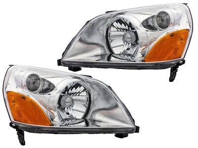 Par de faros para Honda Pilot 2003 2004 2005 con lado del pasajero y del conductor Foto 1 de 4