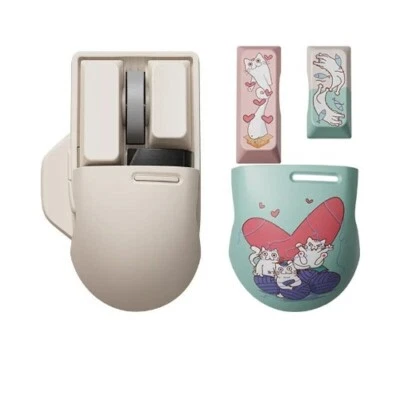 Ratón Inalámbrico 2.4G Pantalla de Pantalla Tres Modos Recargable PC Gamer Mouse Lote EE. UU. Foto 1 de 4