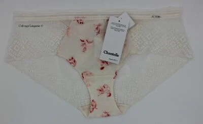 Pantalones Cortos Chantelle C28340 "Reaumur" Bordados Encaje para Niño, Crema/Coral (0NL) NUEVOS CON ETIQUETAS Foto 1 de 4