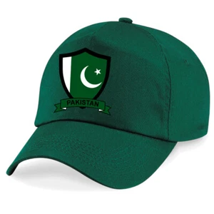Baseballmütze Pakistan Cricket bestickt internationaler Sport Ihr Land - Bild 1 von 5