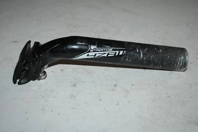 Tubo de tija de sillín Stratos 4ZAII 212/31,8 mm 30 mm desplazado negro MTB remitente de EE. UU. Foto 1 de 4