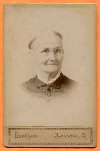 Morrow, OH, Portrait of a Lady, by Leedham, circa 1880s - Picture 1 of 2