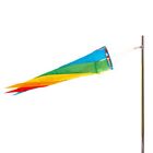 PHENO FLAGS Rainbow Windsock, Colourful Garden Ornament - Vane for Den Fahenmast