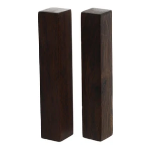 2 Pezzi Fermacarte Cinese in Legno Calligrafia Fermacarte in Legno - Foto 1 di 12