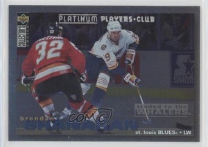 1995 Upper Deck Collector's Choice Platinum Player's Club Brendan Shanahan HOF