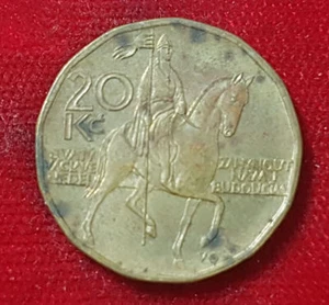20 Crown Korun Koruna Crowns 1998 Czech Republic KCS - Picture 1 of 2