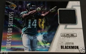 2012 Rookies Stars Longevity JUSTIN BLACKMON RC Jersey Oklahoma Sooners #d 28/49 - Picture 1 of 1