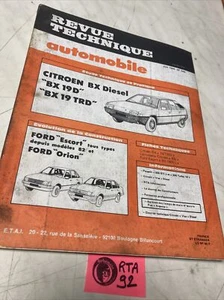 Citroën Bx 19 Diesel D Trd BX19D BX19TRD Revisión Automoción RTA BX19 - Imagen 1 de 9