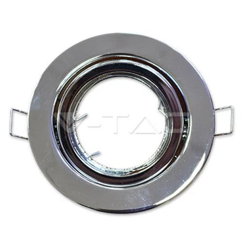 V-TAC VT-7227 3471 PORTAFARETTO ORIENTABILE ROTONDO DA INCASSO PER LAMPADINE GU1 - Immagine 1 di 1