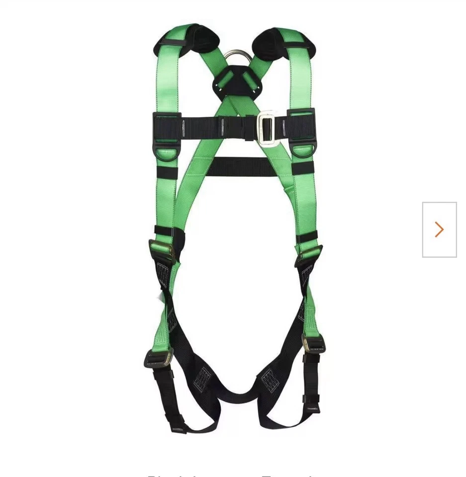 WERNER UNIVERSAL FALL PROTECTION HARNESS ADJUSTABLE GREEN H511202W ANSI OSHA