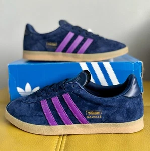 🔥adidas Originals Gazelle OG Retro Sneaker Indigo Purple Gum UK 8 US 8,5🔥 - Bild 1 von 7
