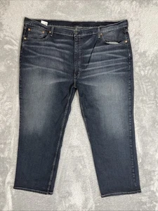 Pantalones de mezclilla informales Levis 559 para hombre 50x32* azules relajados calce recto - Imagen 1 de 10