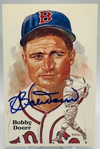 1987 Perez Steele HOF Bob Doerr autographed postcard. - Picture 1 of 2