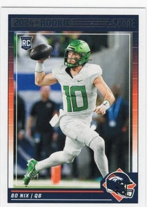 2024 Score Bo Nix Rookie #332 Denver Broncos - Picture 1 of 1