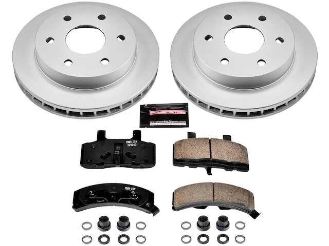 Kit de pastillas de freno delanteras y rotor para GMC Yukon 1992-2000 1993 1994 1995 CQ389BJ Foto 1 de 1