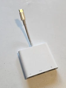 Adaptateur multiport USB-C vers AV numérique authentique original Apple A2119 - Picture 1 of 2