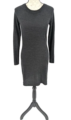 Vestido suéter Smartwool para mujer carbón pequeño y bufanda de cachemir Foto 1 de 4