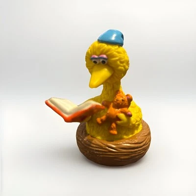 Figura De Colección Applause Muppets Big Bird Reading Bedtime Story In Nest 3.25" Foto 1 de 4