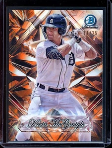 2025 Bowman Chrome Kevin McGonigle Sapphire Selections Orange Rookie #11/25 - Picture 1 of 2