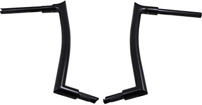 Fat Baggers 1 1/2 pulg. Parte superior puntiaguda de instalación EZ 16 pulgadas Manillar negro 807016-B Foto 1 de 3