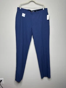 Pantalones Van Heusen Azul Even Temp Traveler Calce Recto Para Hombre 36x36 NUEVO - Imagen 1 de 4