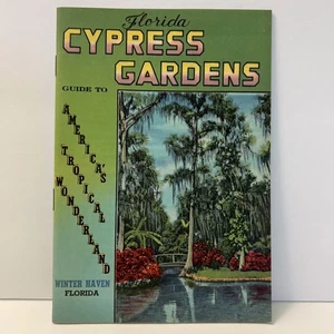 1949 FLORIDA CYPRESS GARDENS Guide Tropical Wonderland Winter Haven Excellent - Picture 1 of 7