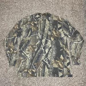 Redhead Mens Mock Neck Camo Shirt Realtree Hardwoods XL - Picture 1 of 7
