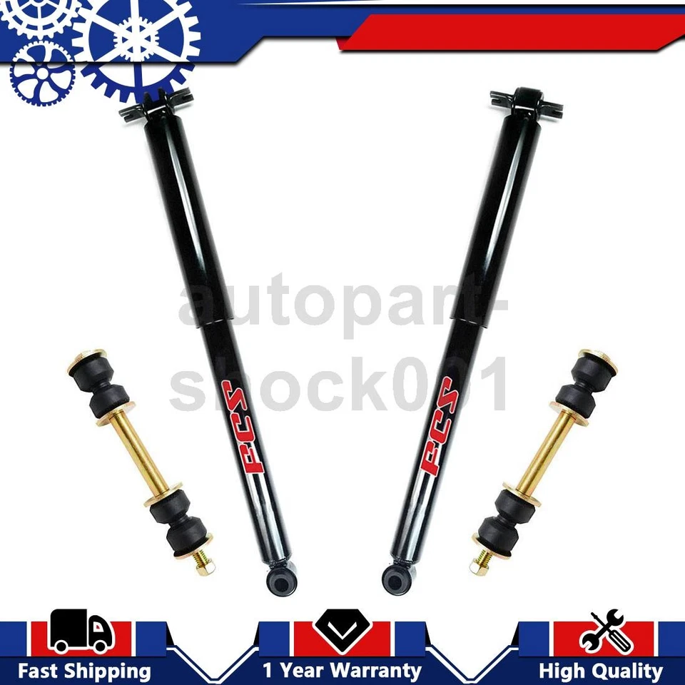 Kit de 4 amortiguadores traseros barra estabilizadora para Chevrolet Malibu 1967 1966 1965 1964 Foto 1 de 4