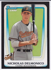 Nicholas Delmonico Baltimore 2011 Bowman Draft Prospects Card - Picture 1 of 1