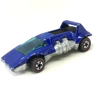 Hot Wheels Redline Double Header Type 2 Back Wheels 1972 Blue Enamel Made In Hon - Picture 1 of 10