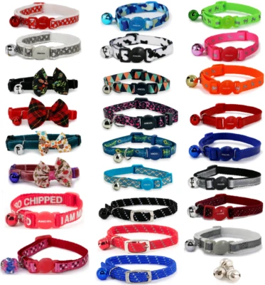 Ancol Katzenhalsbänder, Kätzchenhalsbänder & Ersatzglocken.