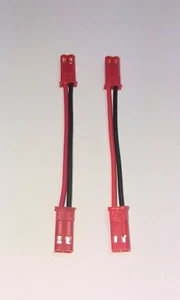 2x JST / BEC Adapterkabel Buchse auf Buchse ( siehe Bilder ) 50 - 150 mm AWG22 - Picture 1 of 4