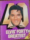ELVIS' FORTY GREATEST  - EASY ORGAN, PIANO, VOCAL- WISE - ACCEPTABLE CONDITION 