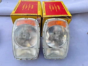 2x Mercedes Benz /8 W114 W115 Scheinwerfer H4 BOSCH 0301854101 (Y1118) Neu NOS - Bild 1 von 16