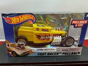 Hot Wheels Bone Shaker Yellow Fast Racer Pullback & Go 2020 - Picture 1 of 6