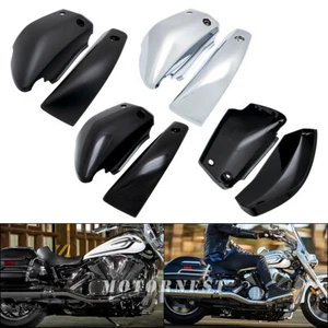 Side Battery Fairing Covers For Yamaha V-Star Midnight 950 star XVS950 CT Tourer - Picture 1 of 26