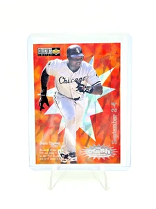 Frank Thomas 1996 Collectors Choice Crash The Game CG10 Orange Cracked Ice SP - Picture 1 of 2