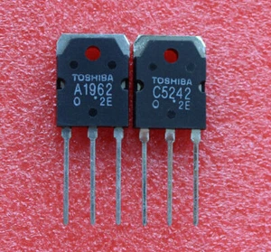 5pairs or 10pcs 2SA1962/2SC5242 A1962/C5242 TOSHIBA TO-3P - Bild 1 von 1