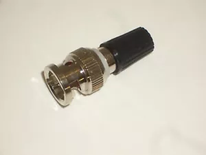 ADAPTADOR DE ANTENA DE ALAMBRE MGS 7105-BNC MACHO A NEGRO BANANA ENCUADERNACIÓN - Imagen 1 de 2