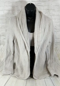 Talbots Damen Strickjacke Schalkragen vorne offen Wolle/Kaschmir-Mischung XL Cabin Luxe - Bild 1 von 8