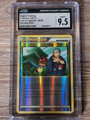 2011 Pokemon Call of Legends Sage's Training Reverse Holo #85 CGC Mint+ 9.5 - Image 1 of 2